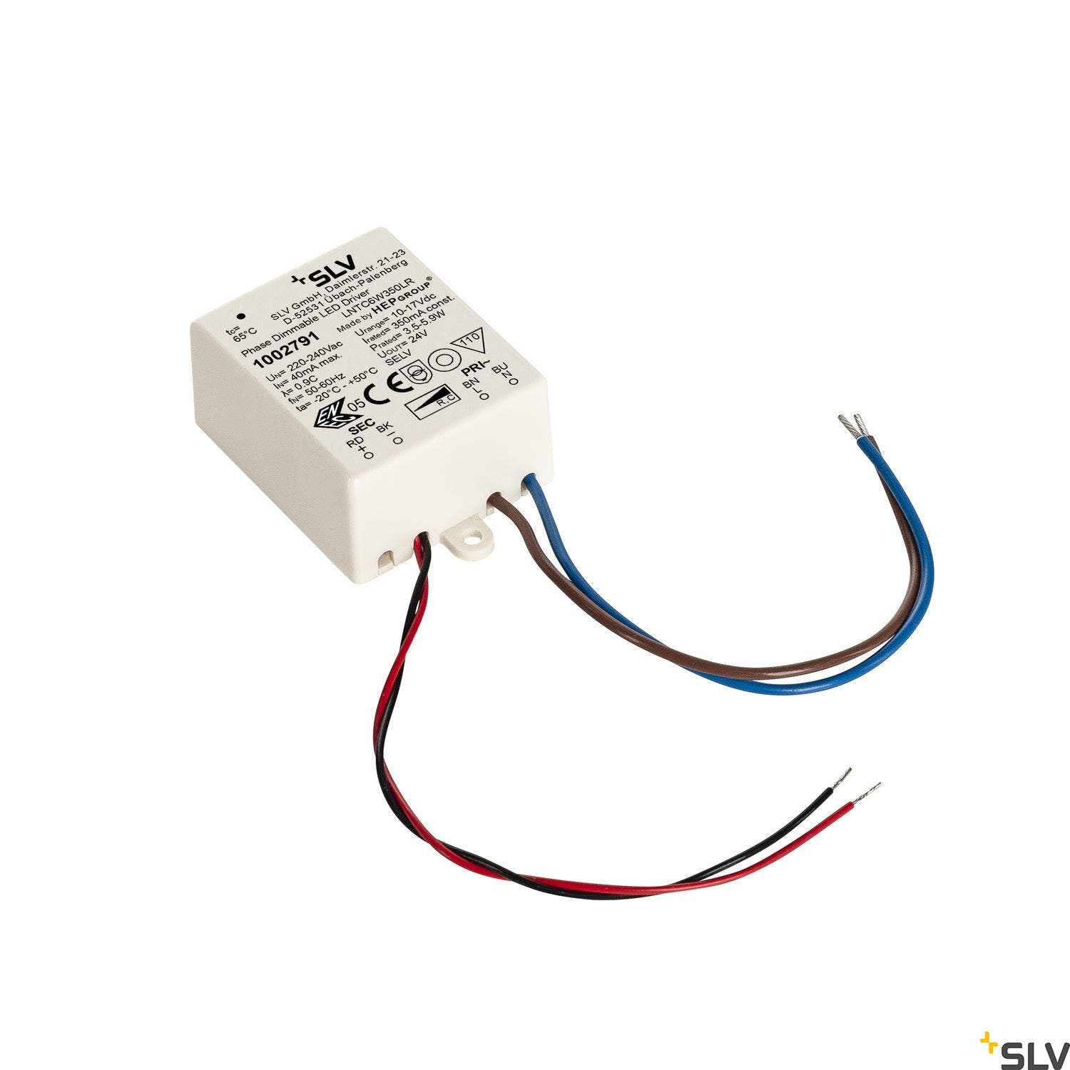 LED driver 6W 350mA TRIAC dimmable - SLV | Bellalite LED driver 6W 350mA TRIAC dimmable - SLV | Bellalite