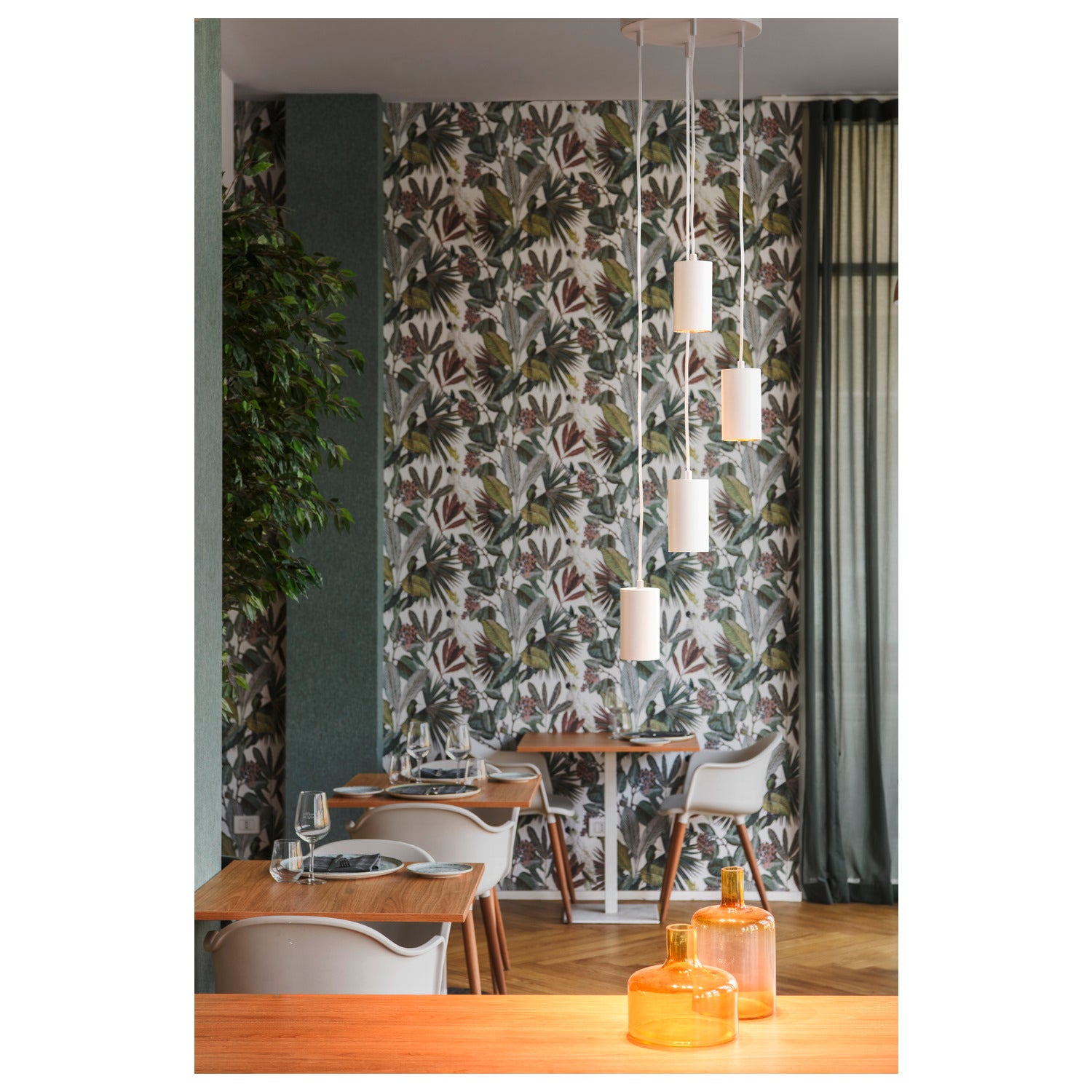 ASTO TUBE Pendel 4 Vit - SLV | Bellalite