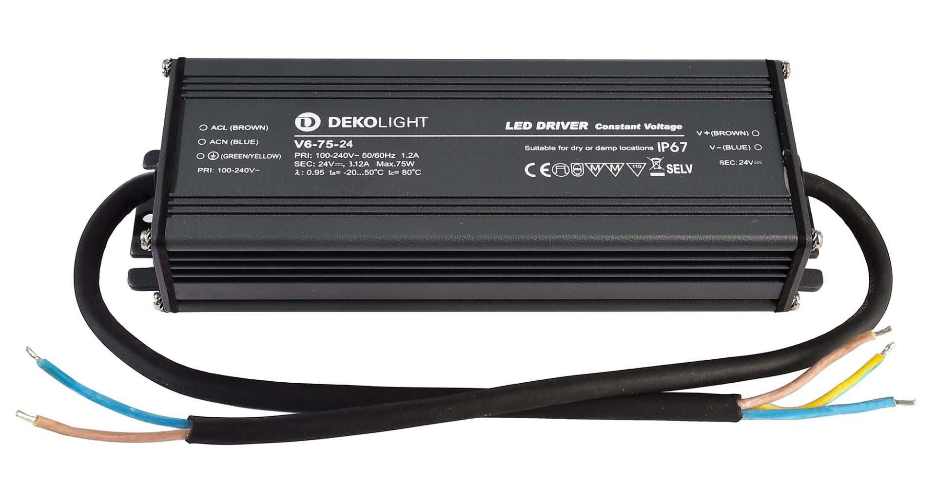 Deko-Light V6-75-24 24V 75W IP67 - Deko-Light | Bellalite Deko-Light V6-75-24 24V 75W IP67 - Deko-Light | Bellalite