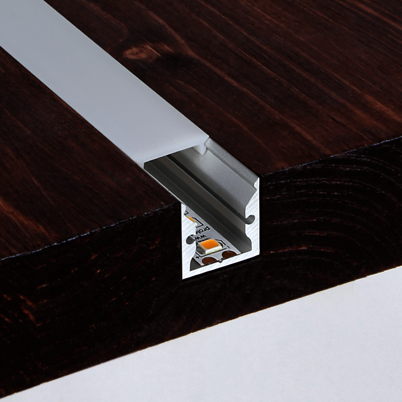 Aluminiumprofil S-Line Standard, 3m Alu - PROLED | Bellalite