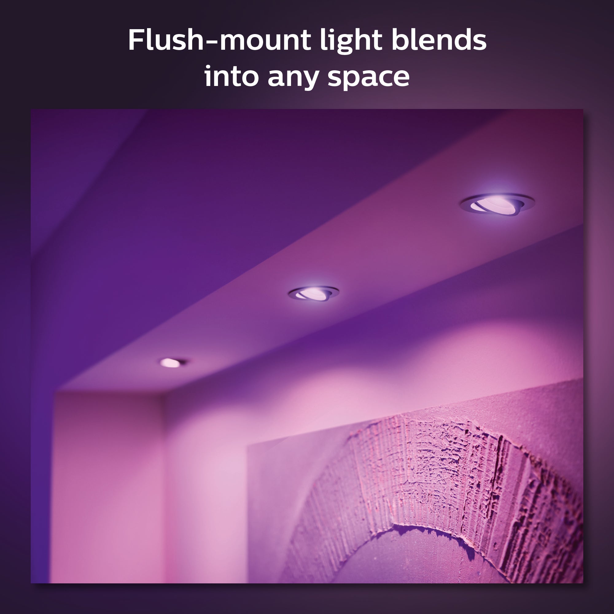 Philips Hue Centura Downlight White & Color 3-pack - Philips Hue | Bellalite