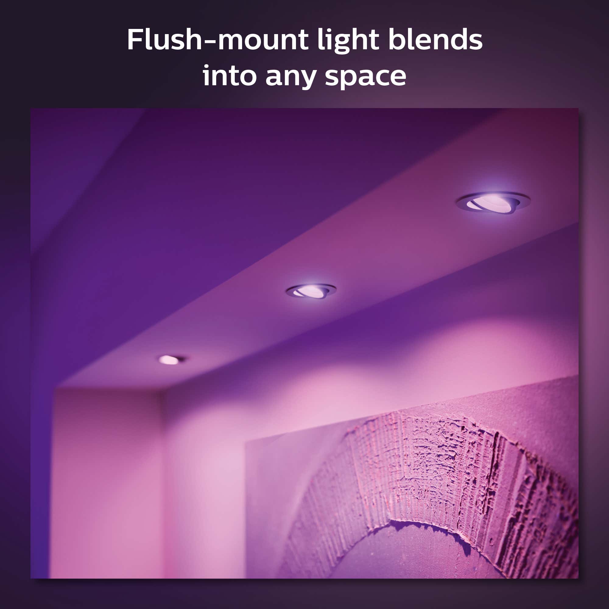 Philips Hue Centura Downlight White & Color 3-pack - Philips Hue | Bellalite Philips Hue Centura Downlight White & Color 3-pack - Philips Hue | Bellalite