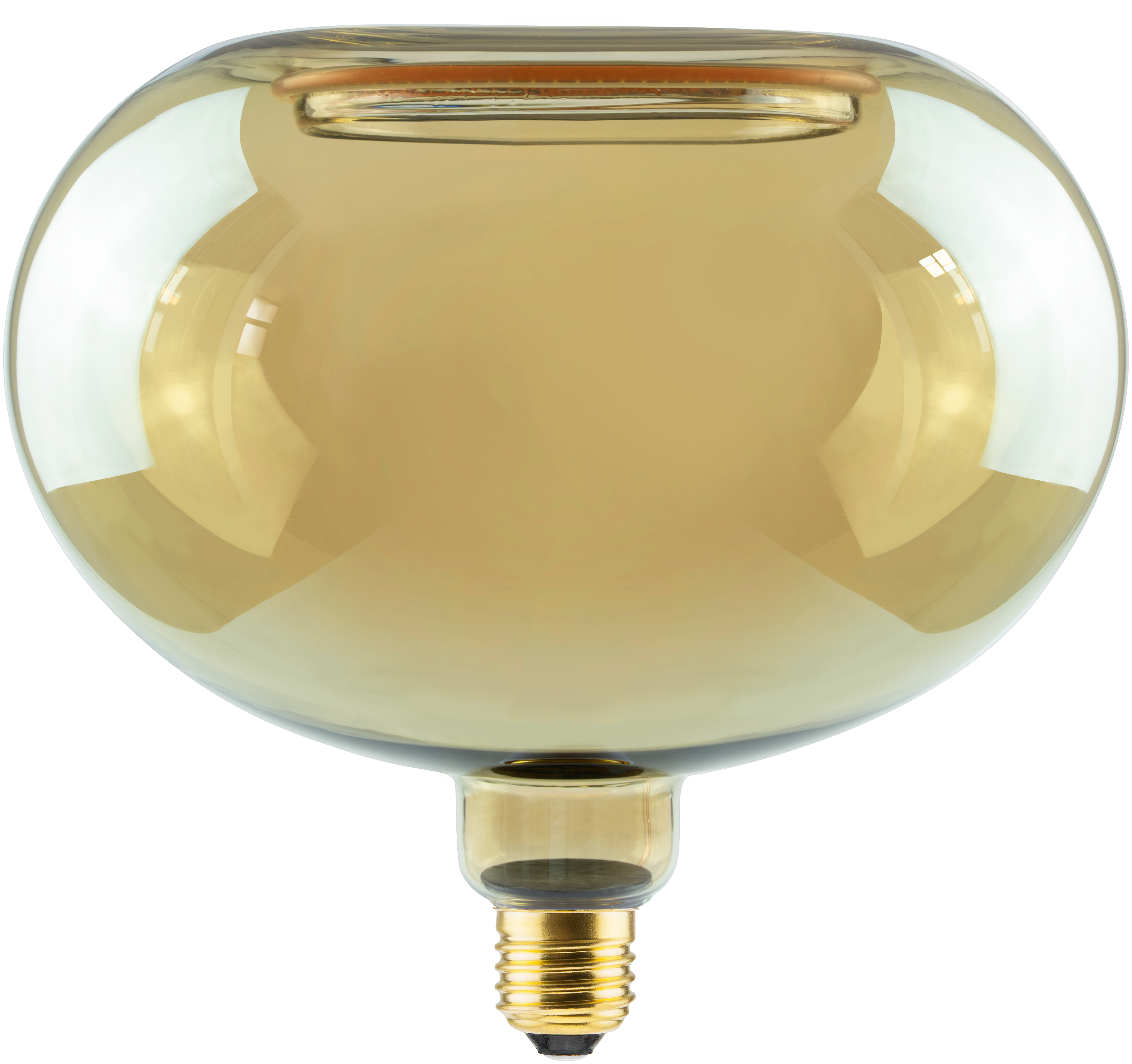 Segula Floating Line LED Oval 200 Guld E27 4,5W 300lm 2200K - Segula | Bellalite