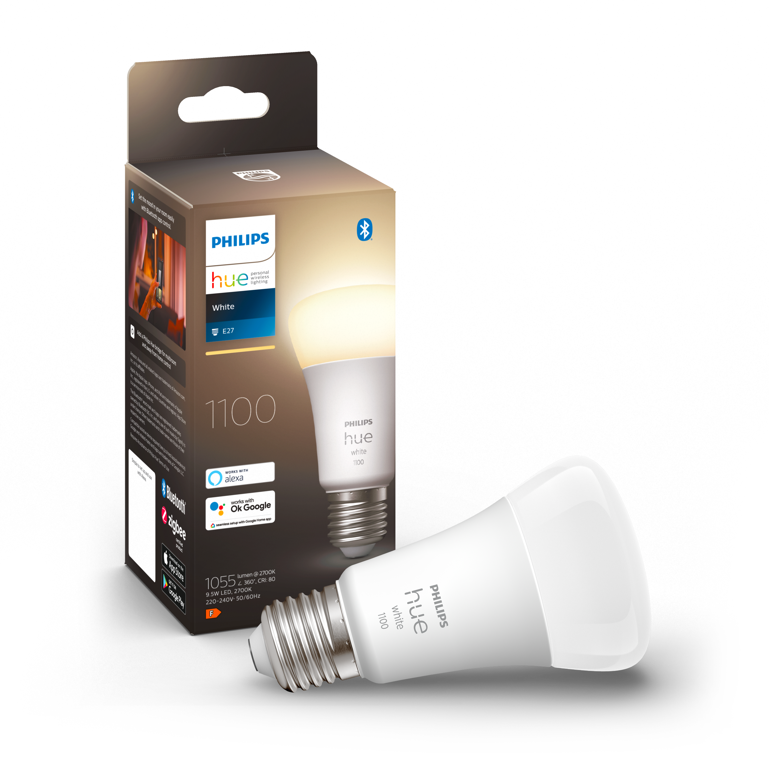 Philips Hue White E27 9,5W 2700K - Philips Hue | Bellalite