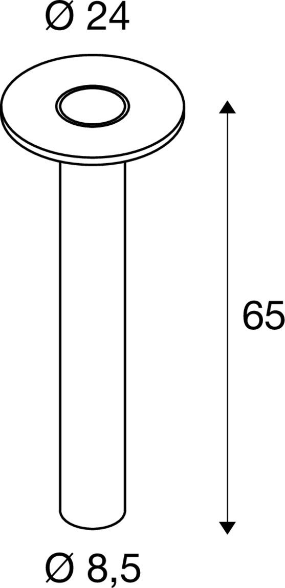 I-RING, free-standing lamp, 9.2W, 3000K, Antracit  - SLV | Bellalite
